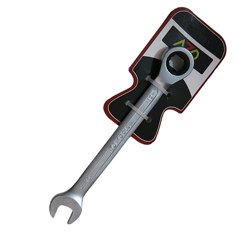 آچار یکسر تخت یکسر جغجغه ای ای زد دی کد 120 سایز 12 میلی متر