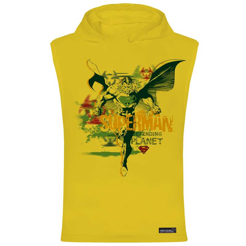 تاپ کلاه دار مردانه 27 مدل  سوپرمن کد WN1044