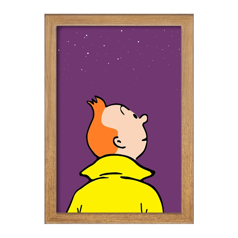 تابلو خندالو مدل تن تن (Tintin) کد F10330