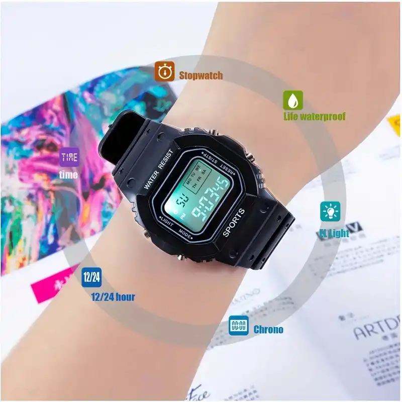 ساعت مچی دیجیتال مدل اسپرت کرنومتردار کد 2