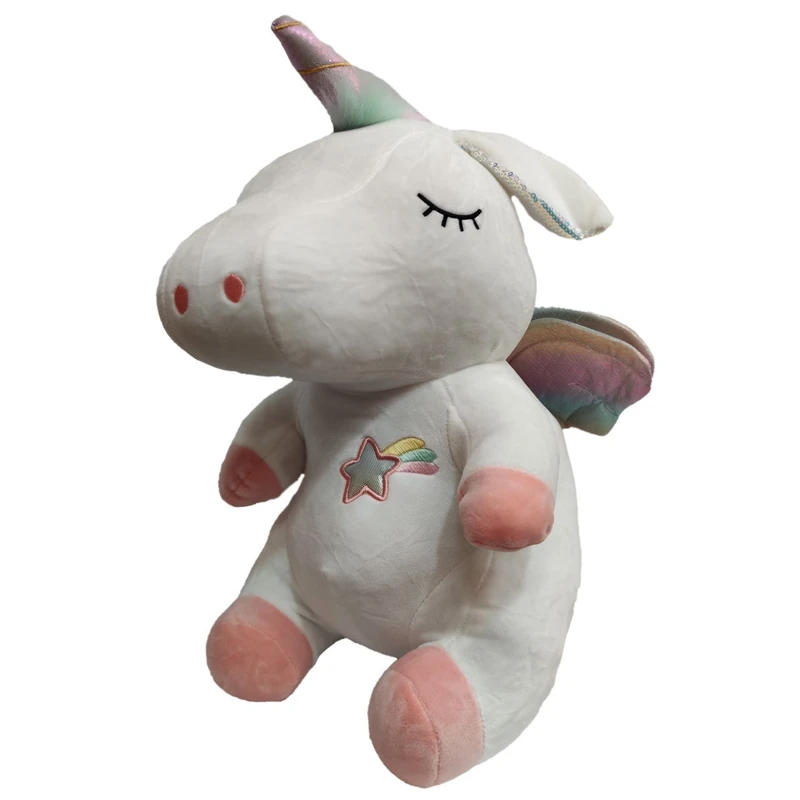 عروسک طرح یونیکورن مدل Y141 ارتفاع 20 سانتی‌متر