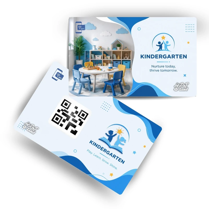 تگ NFC کارتی مدل کارت ویزیت الکترونیکی پیش دبستانی