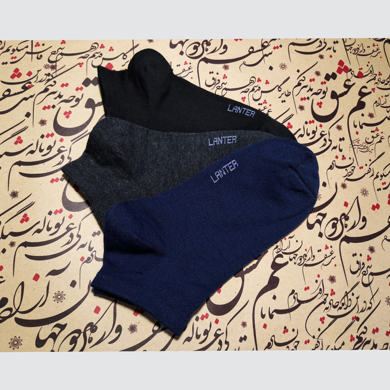 جوراب مردانه لنتر مدل مچی کد THT  مجموعه 6 عددی