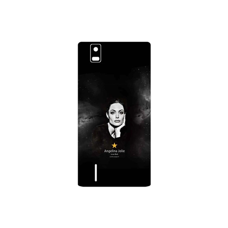 برچسب پوششی ماهوت مدل Angelina Jolie مناسب برای گوشی موبایل هوآوی Ascend P2