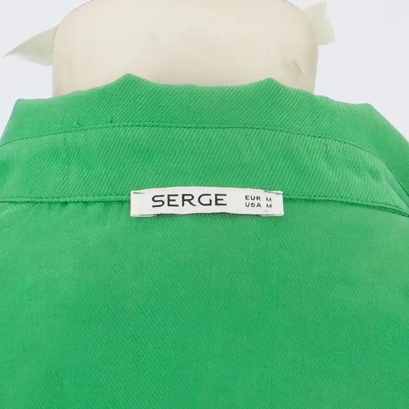 مانتو زنانه سرژه مدل 232141 رنگ سبز