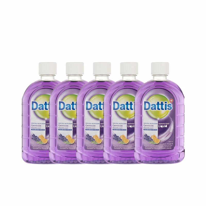 مایع گند زدایی سطوح داتیس مدل Lavender حجم 500 میلی لیتر بسته 5 عددی
