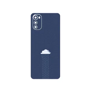 MAHOOT Minimal Data Cloud Cover Sticker for Motorola Moto E32s
