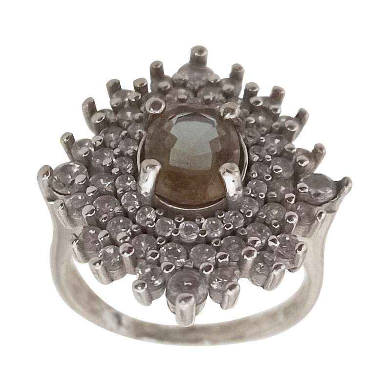 انگشتر نقره زنانه سلین کالا مدل الکساندریت ce-ang0027