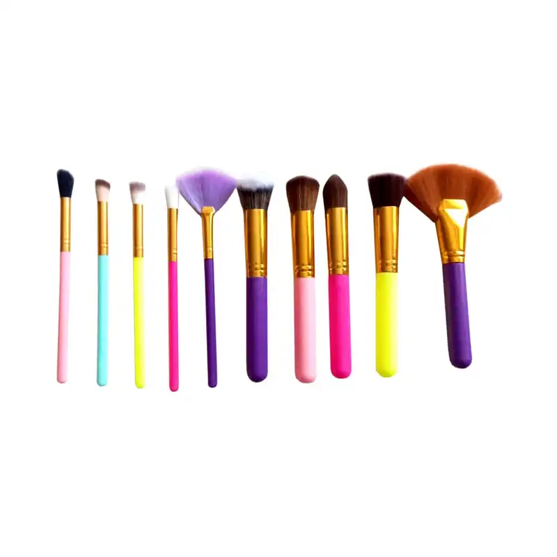 ست برس آرایشی مدل ab300 مجموعه 10 عددی