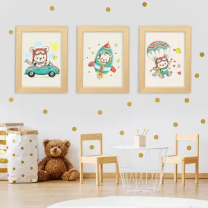 تابلو کودک و نوزاد بیوند فریم مدل FG001B مجموعه 3 عددی