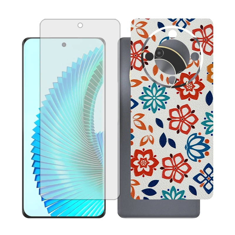 محافظ صفحه نمایش شفاف گلس مدل Together مناسب برای گوشی موبایل آنر X9b به همراه برچسب پوششی پشت گوشی