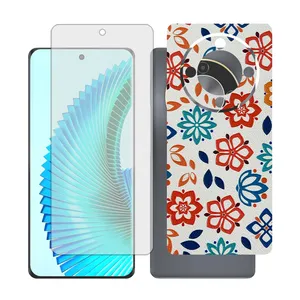 Glass together model transparent screen protector suitable for Honor X9b mobile phone with back cover sticker