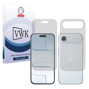 VWK Tough model matte screen protector suitable for Apple iPhone Air mobile phone along with the back protector