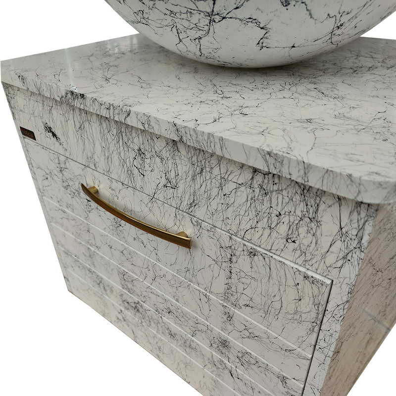 ست کابینت و روشویی سیتکا مدل R004 به همراه آینه و باکس