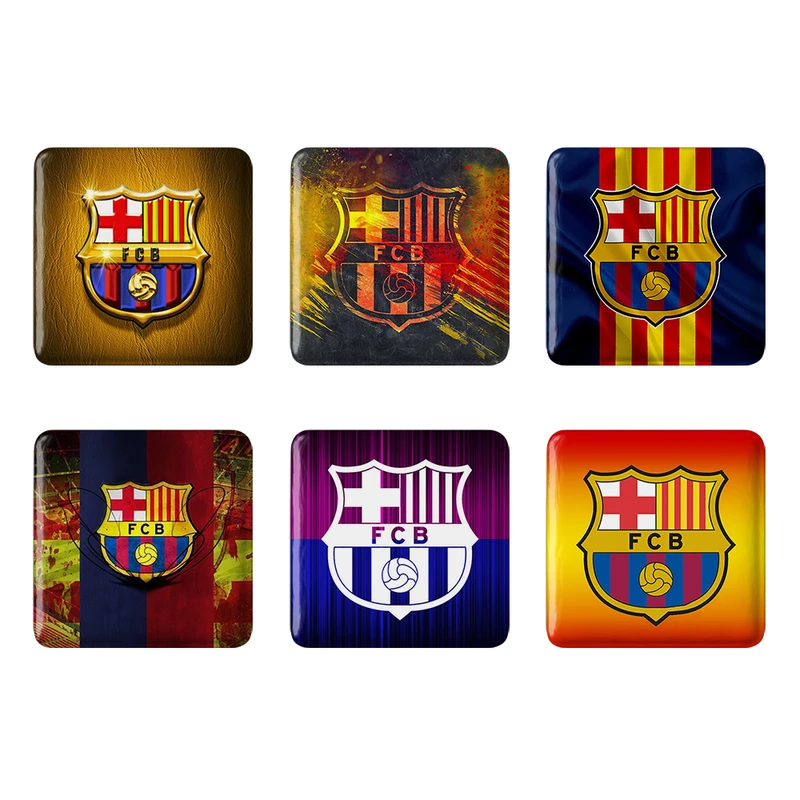 مگنت خندالو طرح باشگاه بارسلونا FC Barcelona کد 1689A مجموعه 6 عددی