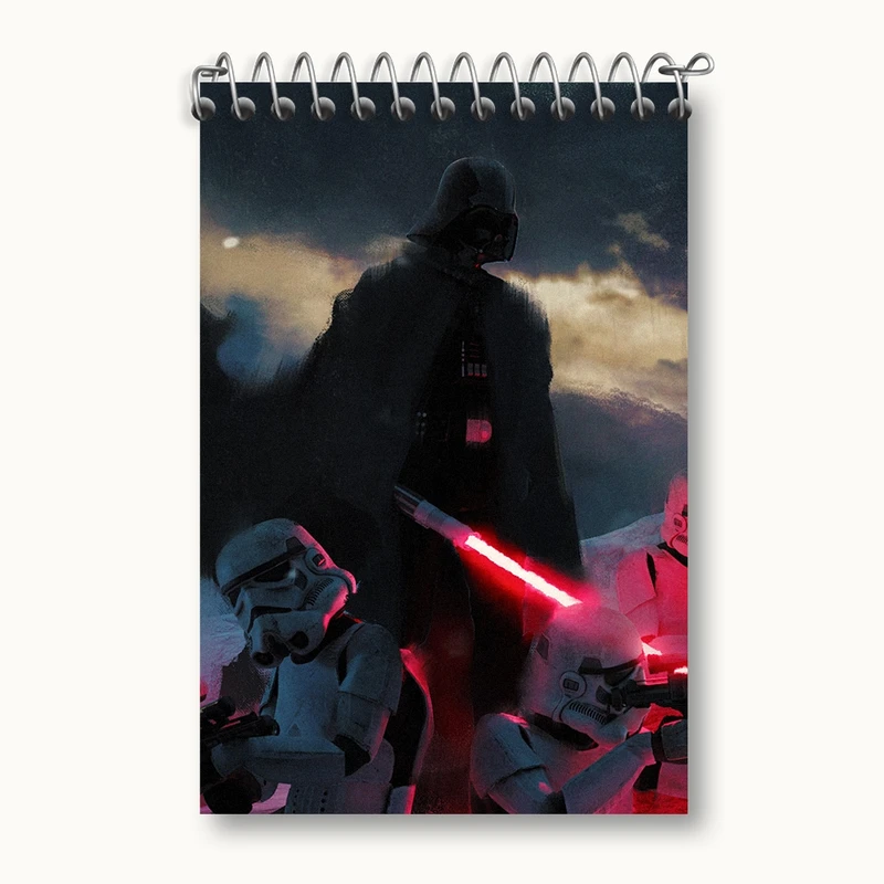 دفتر یادداشت 50 برگ خندالو مدل جنگ ستارگان (Star Wars) کد F1776