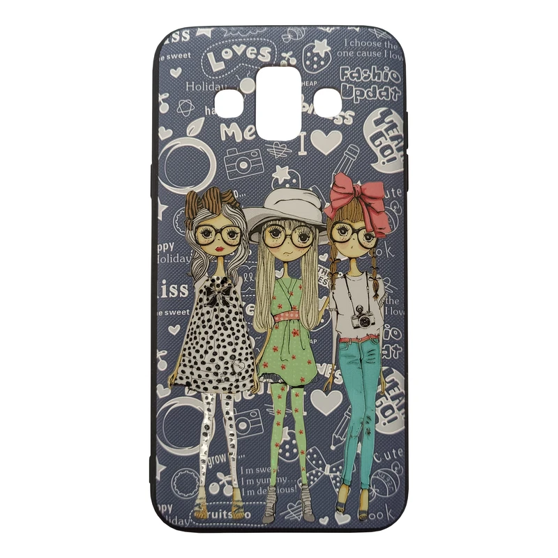 کاور مدل فانتزی کد 9-0 طرح عروسکی مناسب برای گوشی موبایل سامسونگ Galaxy J7 Duo