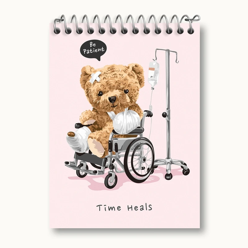 دفتر یادداشت 50 برگ خندالو مدل تدی Teddy کد 26173