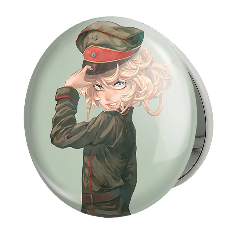 آینه جیبی خندالو طرح تانیا انیمه یوجو سنکی مدل تاشو کد 34703