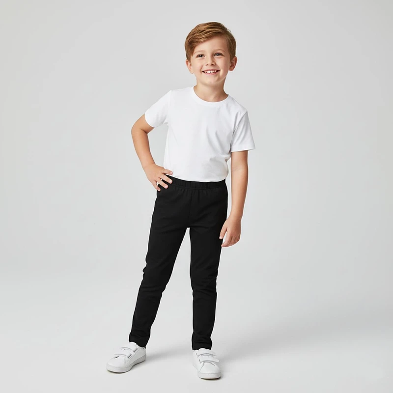 شلوار بچگانه ناربن مدل یگانه رنگ مشکی