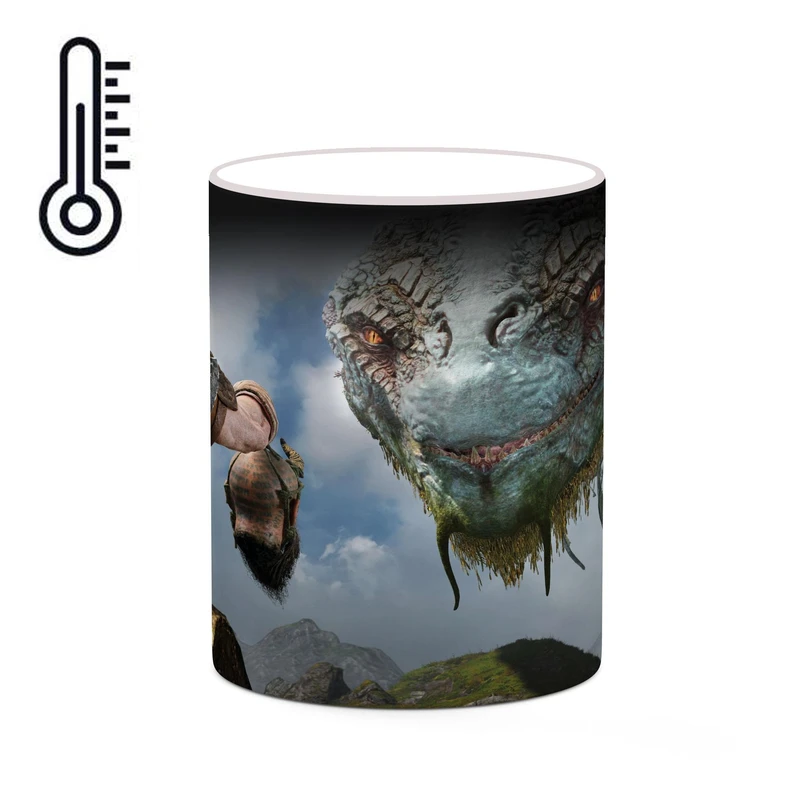 ماگ حرارتی کاکتی طرح گاد آف وار God Of War مدل mgh40895