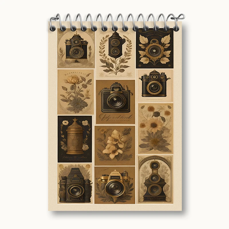 دفتر یادداشت 50 برگ خندالو طرح دوربین عکاسی کد N5615