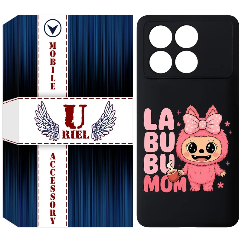 کاور یوریل مدل KSH کد 136 طرح عروسک لبوبو مناسب برای گوشی موبایل شیائومی Poco X6 Pro