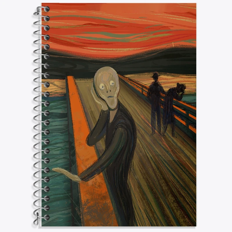 دفتر لغت 50 برگ خندالو طرح تابلو جیغ کد F598