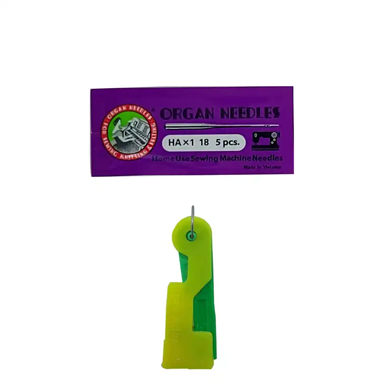سوزن چرخ خیاطی مدل HA18 به همراه سوزن نخ کن