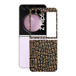 Remax cover sticker Leth model snakeskin design suitable for Samsung Galaxy Z Flip5 mobile phone