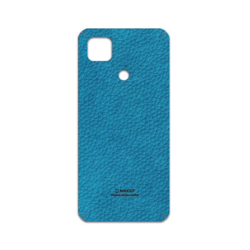 برچسب پوششی ماهوت مدل Blue-Leather مناسب برای گوشی موبایل شیائومی Redmi 9C NFC