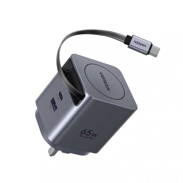 شارژر دیواری 65 وات یوگرین مدل 65826 به همراه کابل USB‑C