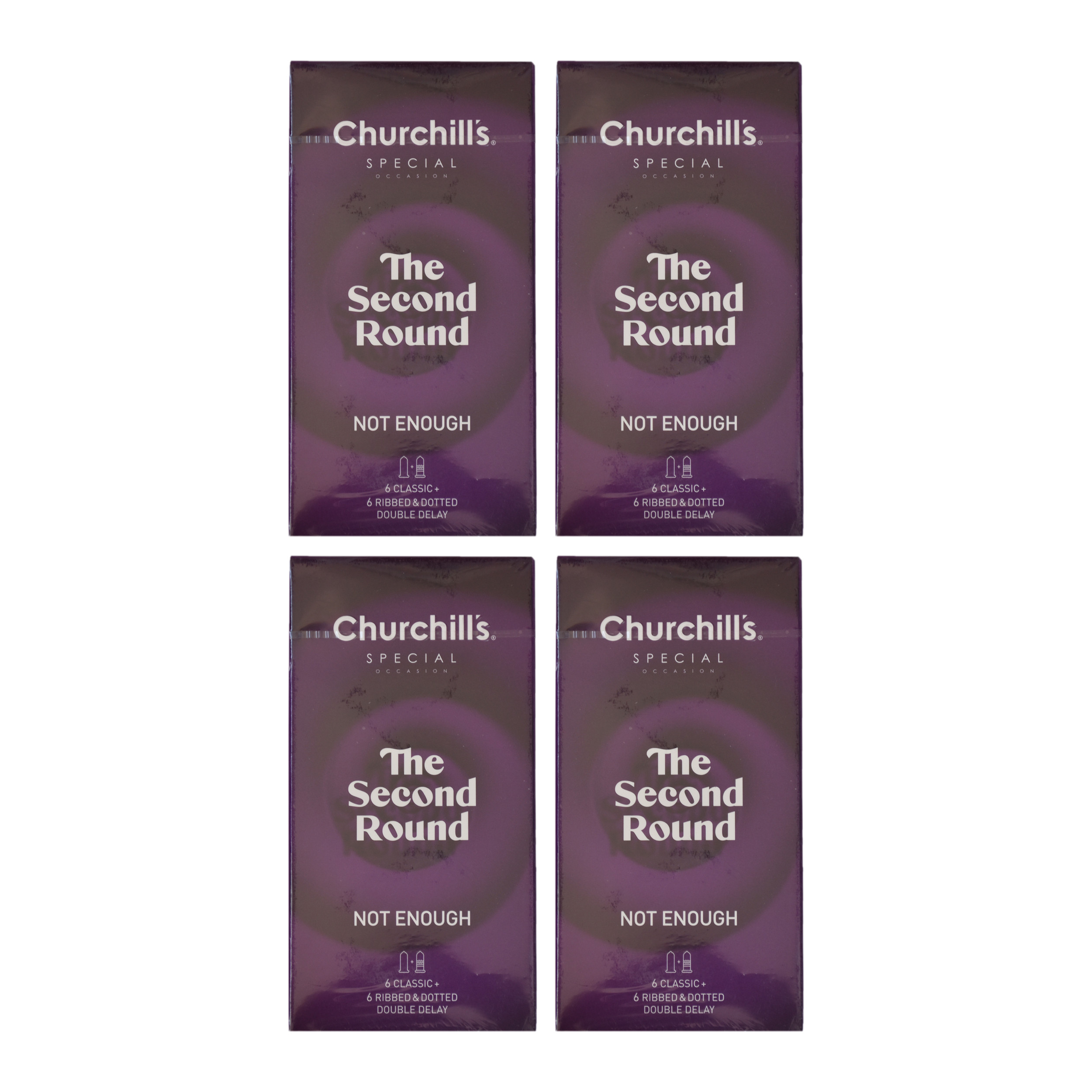 کاندوم چرچیلز مدل Sh0105.3 مجموعه 4 عددی