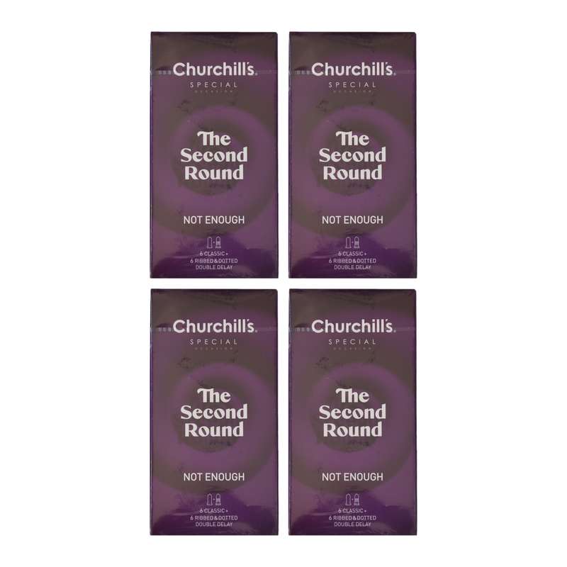 کاندوم چرچیلز مدل Sh0105.3 مجموعه 4 عددی