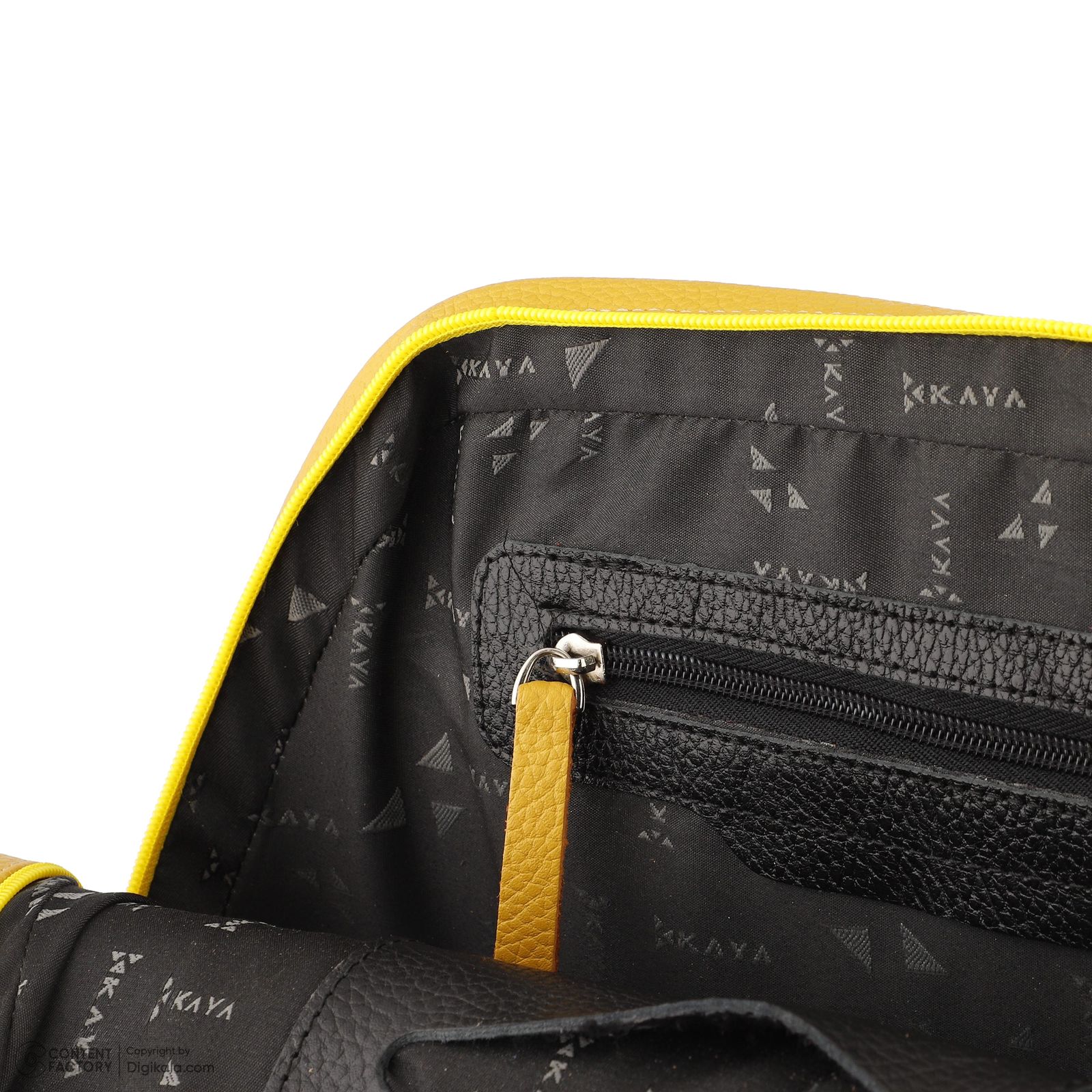کیف دستی زنانه کایا چرم مدل K550-coroco-yellow -  - 6
