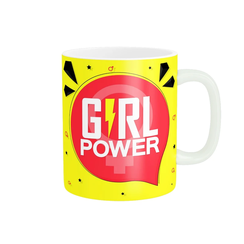 ماگ پادآفرین طرح قدرت دخترانه girl power کد 1875