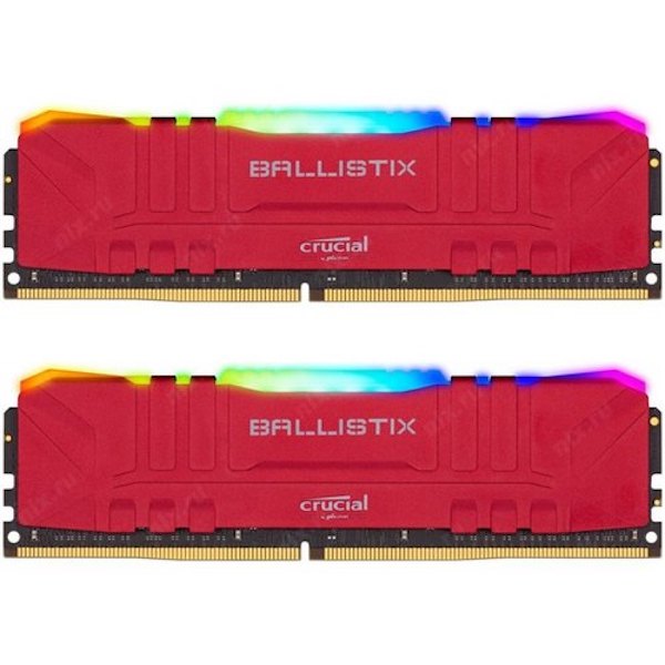  رم دسکتاپ DDR4 دوکاناله 3200 مگاهرتز CL18 کروشیال مدل BALLISTIX ظرفیت 16 گیگابایت