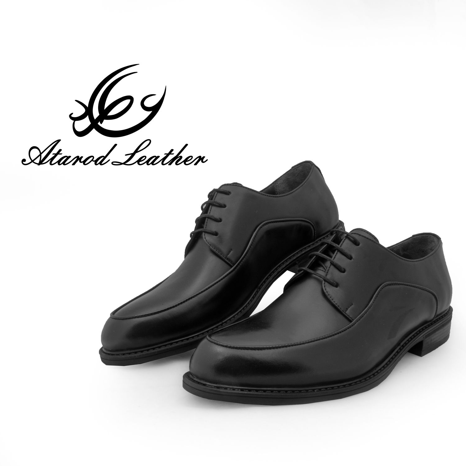 کفش مردانه چرم عطارد مدل چرم طبیعی کد SH312 -  - 5