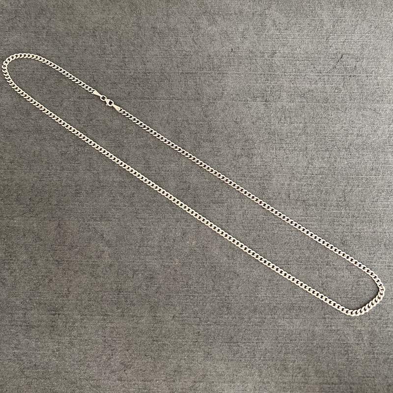 زنجیر نقره مردانه گیرا مدل G074