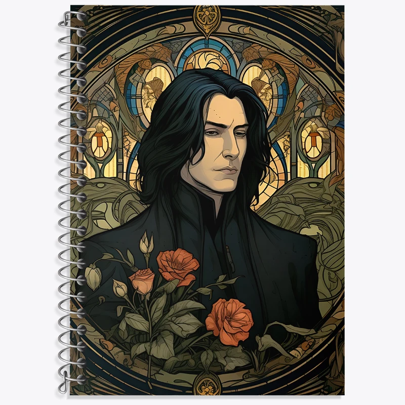 دفتر لغت 50 برگ خندالو طرح اسنیپ هری پاتر (Harry Potter) کد N2451