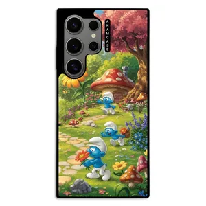 AKAM AMC-WSGS24U-SMURFS-8 Cover For Samsung Galaxy S24 Ultra