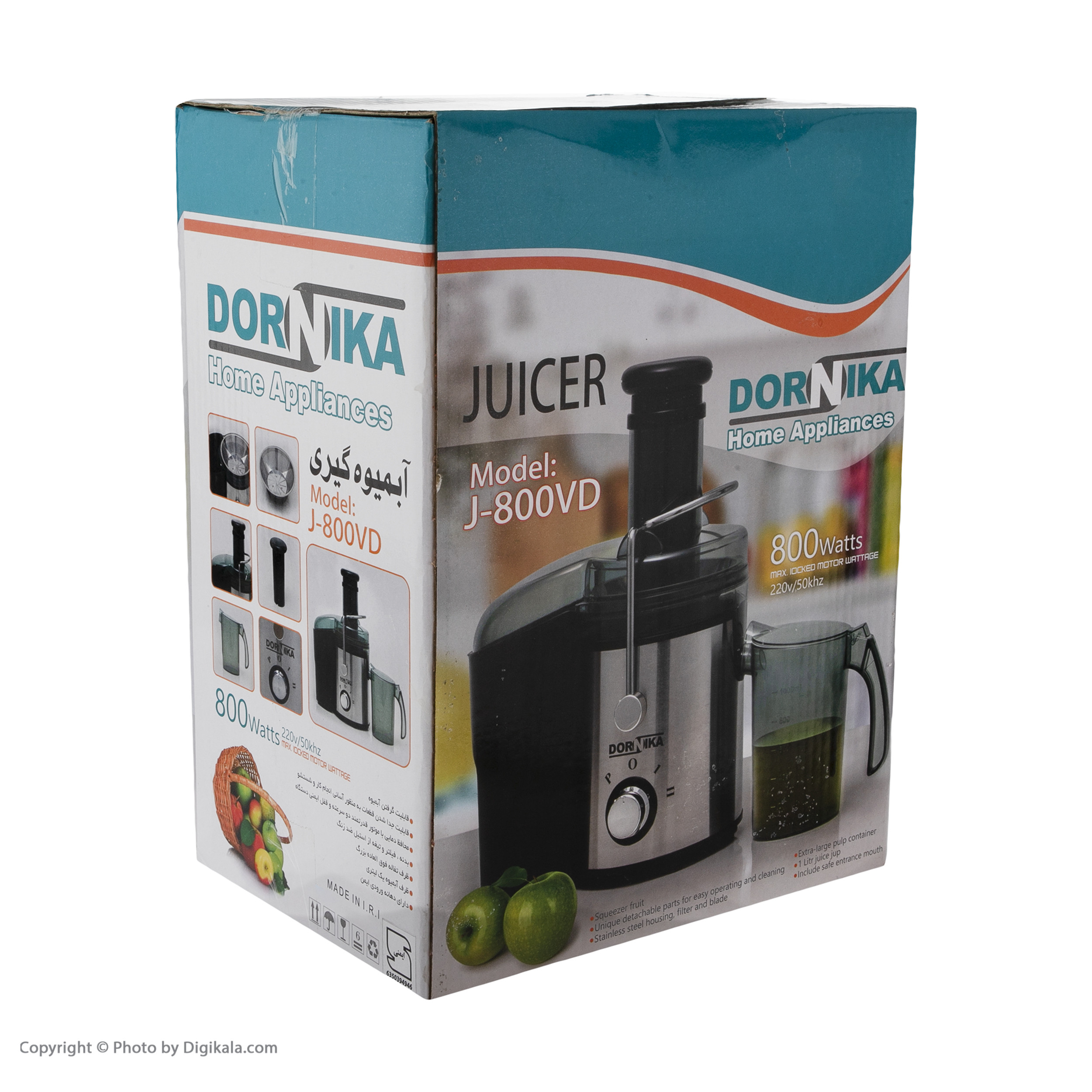 آبمیوه گیری دورنیکا مدل J-800VD