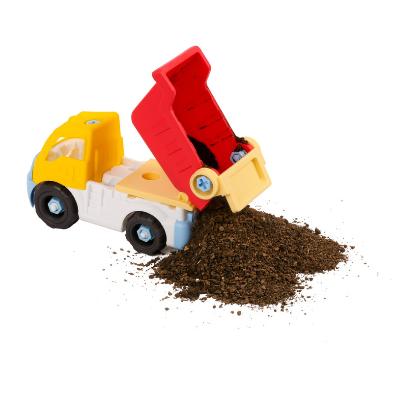 اسباب بازی زینگو طرح بیل مکانیکی و کمپرسی مدل دست به آچار