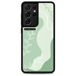 AKAM AMC-WSGS21U-LEAVES-29 Cover For Samsung Galaxy S21 Ultra