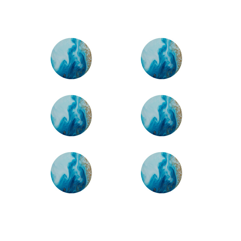 زیر لیوانی طرح آبرنگی آبی کد 8508 بسته 6 عددی زیر لیوانی طرح آبرنگی آبی کد 8508 بسته 6 عددی