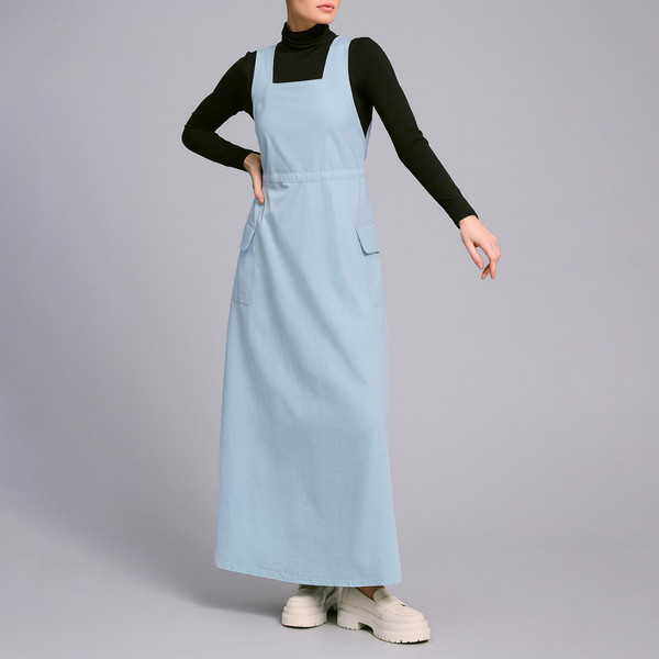 سارافون زنانه بنیس مدل 387319303 رنگ آبی