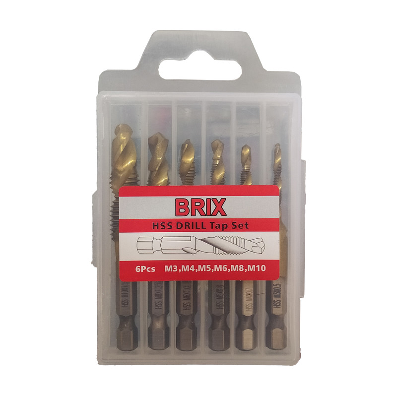 قلاویز سر مته بریکس مدل 8848 مجموعه 6 عددی قلاویز سر مته بریکس مدل 8848 مجموعه 6 عددی