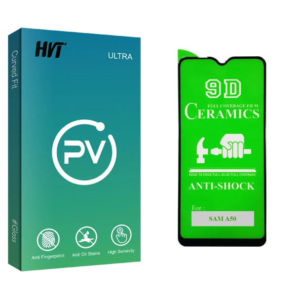 محافظ صفحه نمایش 9D اچ وی تی مدل PV glass مناسب برای گوشی موبایل سامسونگ Galaxy A50