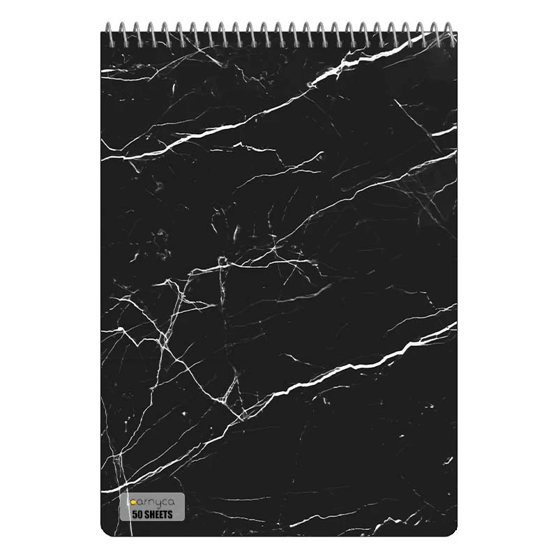 دفتر نقاشی 50 برگ سیمی کارنیکا طرح مرمر Marble کد 13916