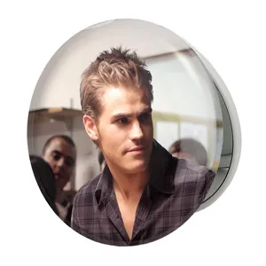 آینه جیبی خندالو طرح استفان سالواتوره خاطرات یک خون آشام  The Vampire Diaries  مدل تاشو کد 23686 